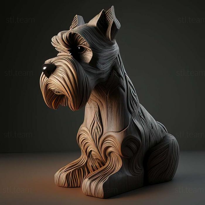 Zwergschnauzer dog